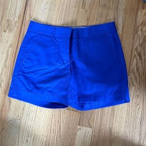 J. Crew Women's Blue Chino Shorts